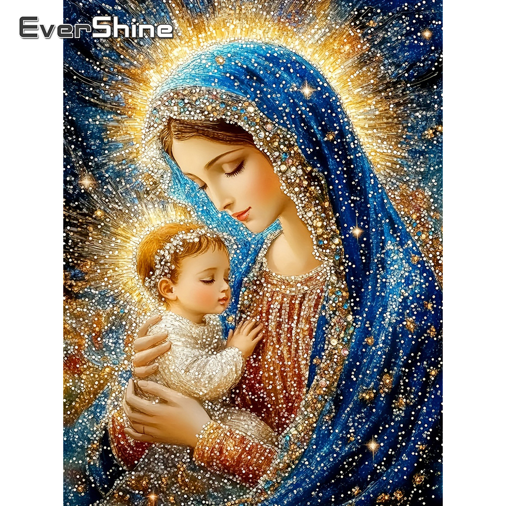Embroidery Room - 1PC frameless Diamond Embroidery Religion Full