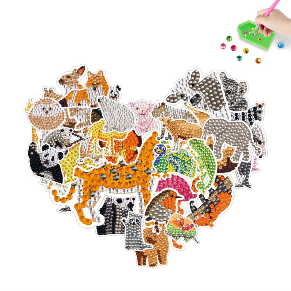Embroidery Ideas For Bags - Cartoon Animal Diamond Painting Kit DIY