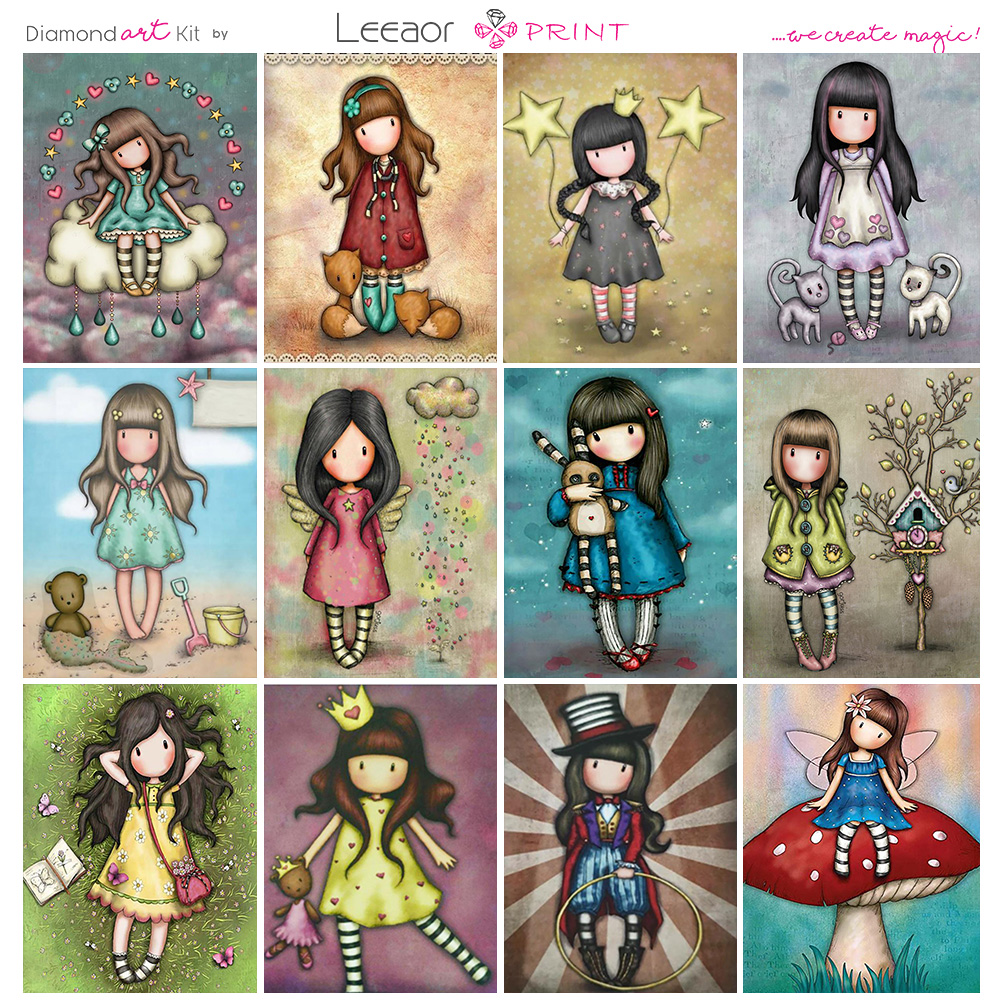Embroidery Ideas - Character 5d Diamond Painting Set Cartoon