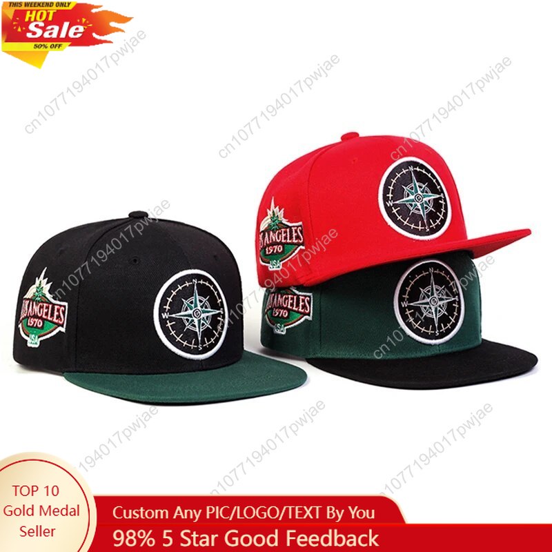 Embroidery Cap - Unisex Compass Embroidery Hip-Hop Hats Spring