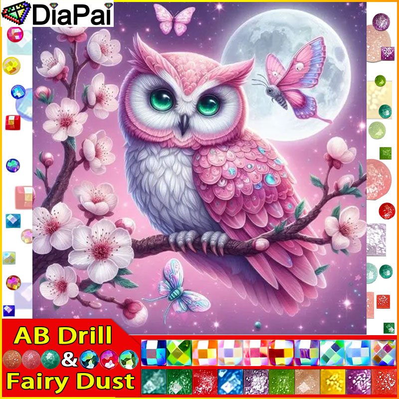 Embroidery Roll Pattern - DiaPai Fairy Dust AB Full Diamond
