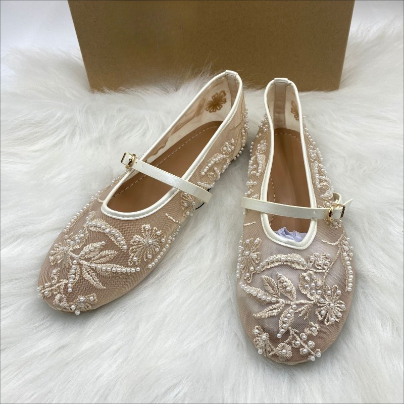 Embroidery Ideas - Mesh Embroidery String Bead Women Ballet