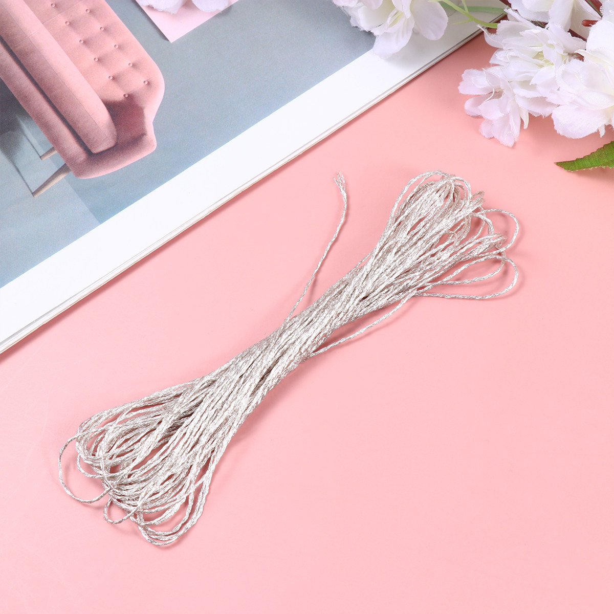 Embroidery Machines - 12Pcs Metallic Sewing Thread Set Glitter
