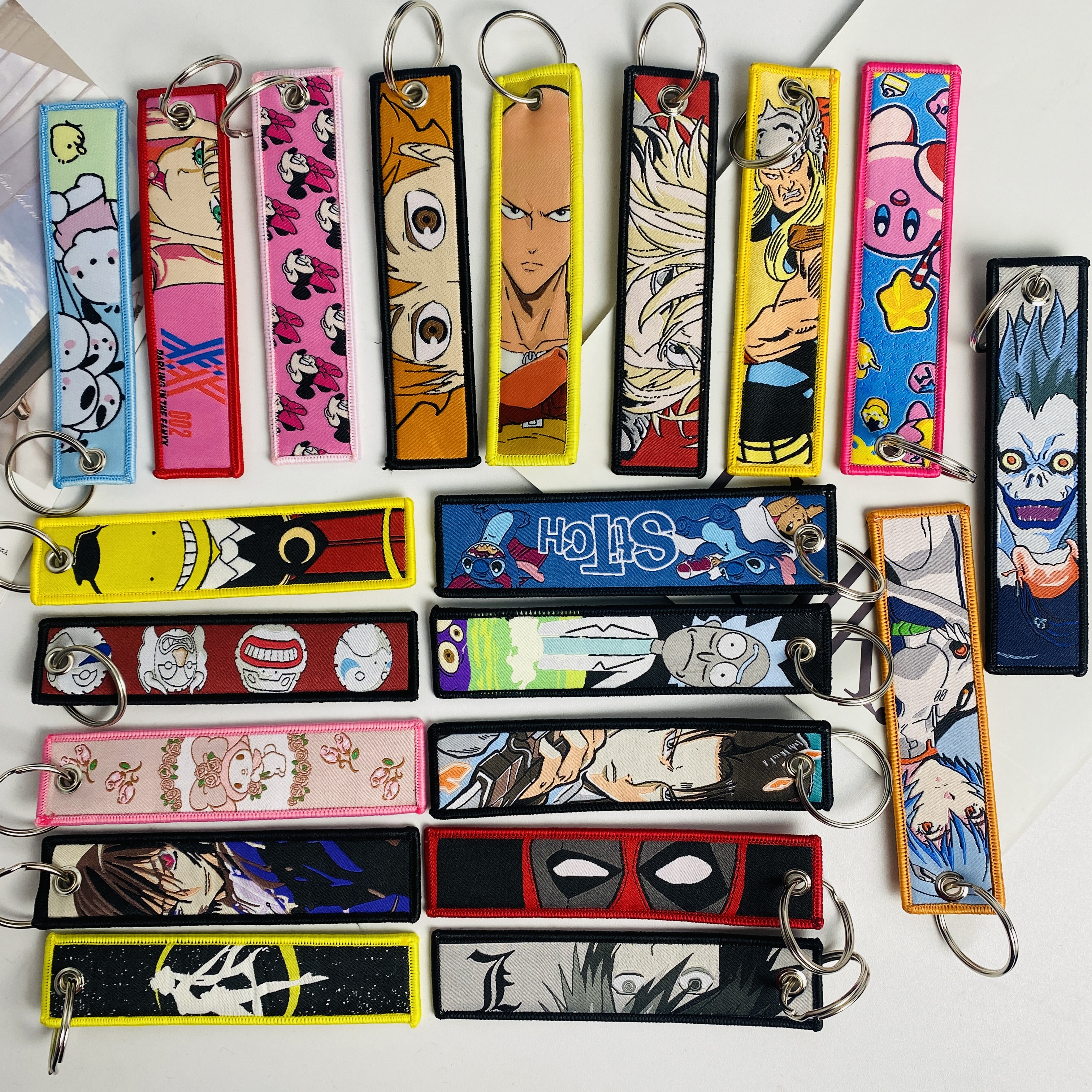 Embroidery Charm - Anime Lock Keychain Fan Gifts Jet