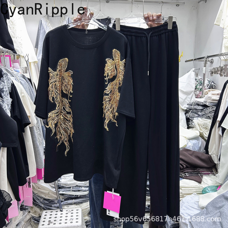 Embroidery Blouse - New Spring Summer Women Two-piece Set