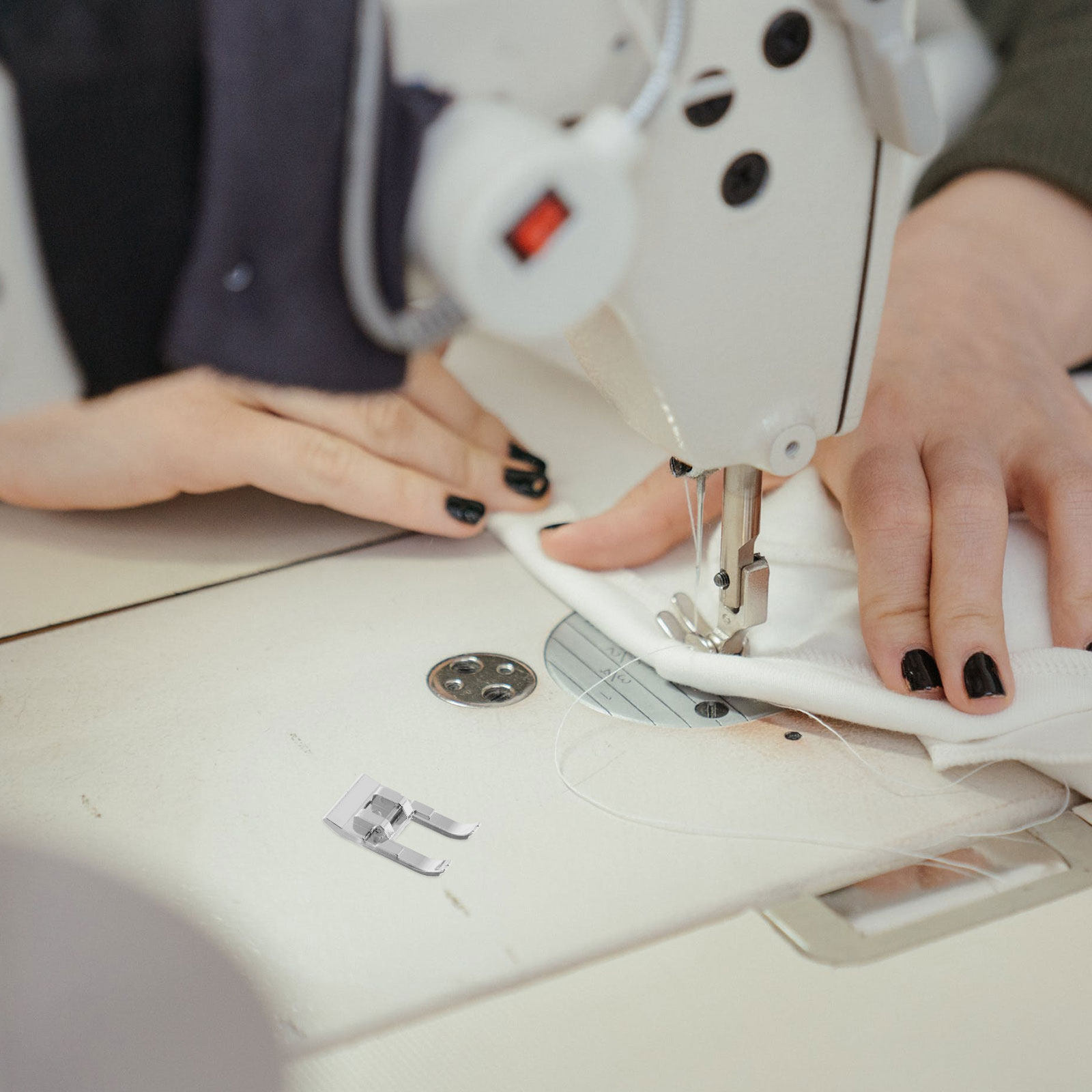 Embroidery Machines - Open Toe Embroidery Presser Foot Silver