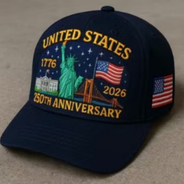 Embroidery Cap - Amazon's New Embroidery Independence Day Sunshade