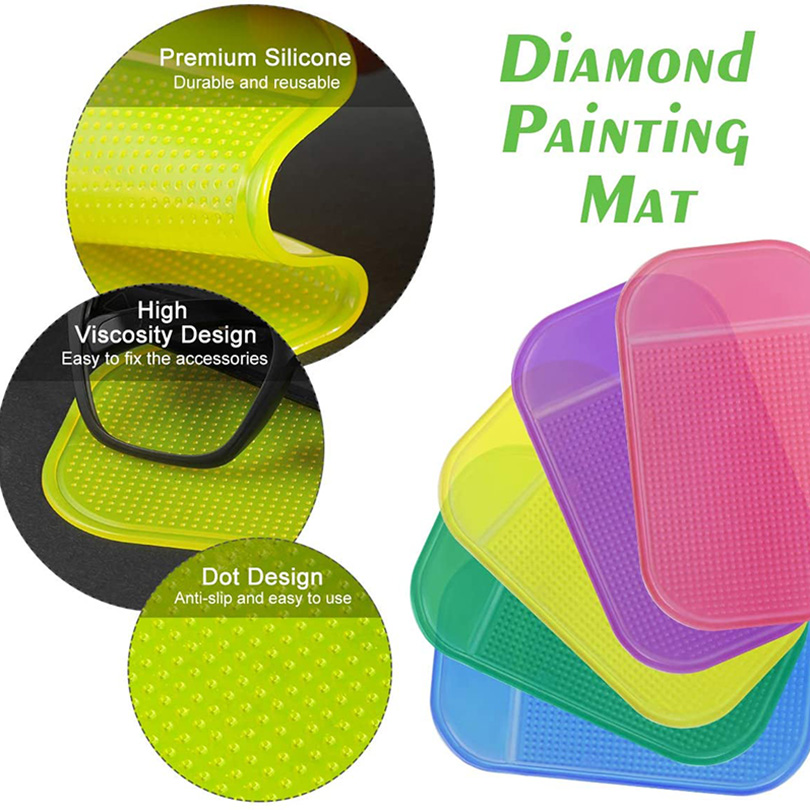 Anti-Slip Sticky Mat for Diamo - огляд і ціна Embroidery Ideas For Bags