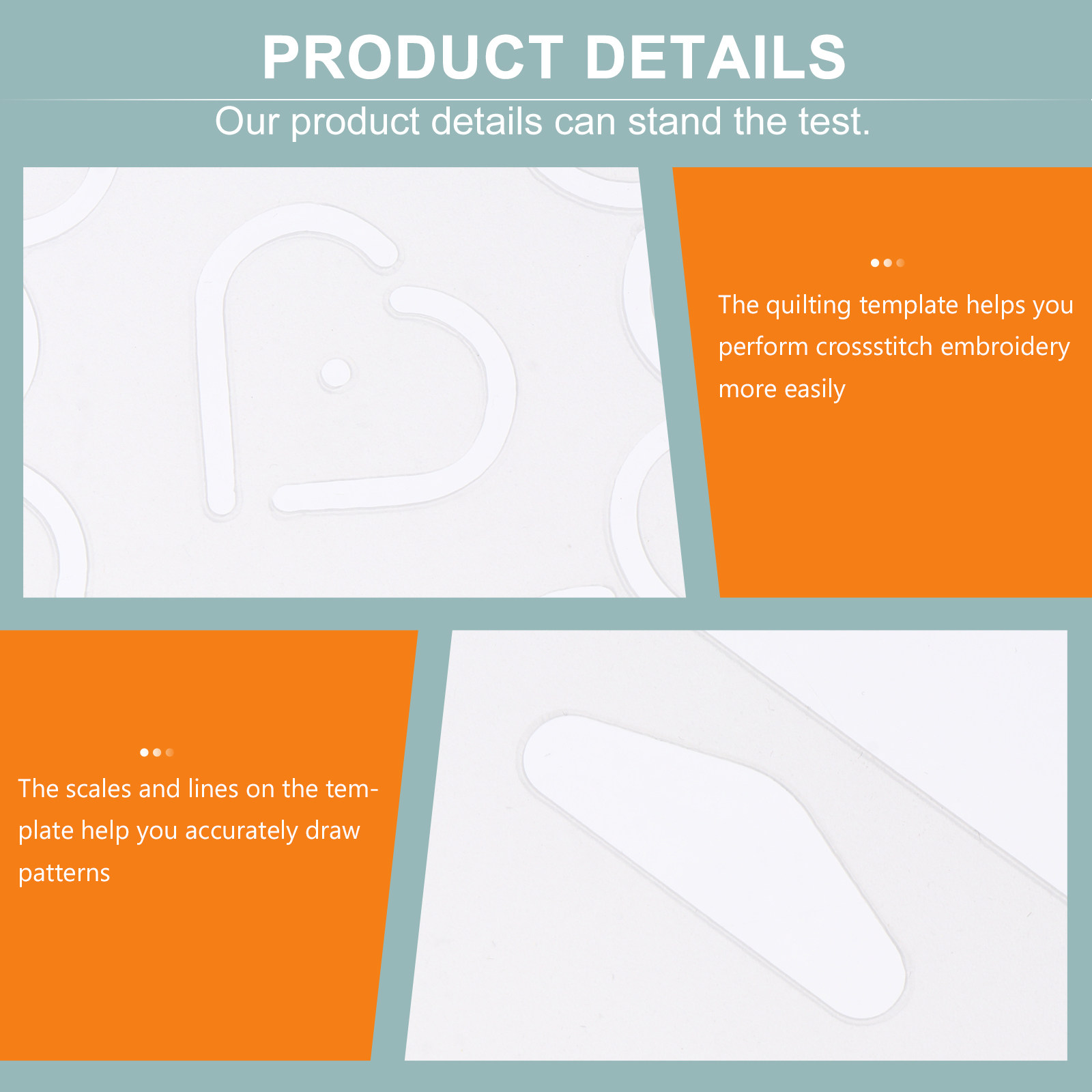 2Pcs Quilting Templates DIY Tr - огляд і ціна Embroidery Tools