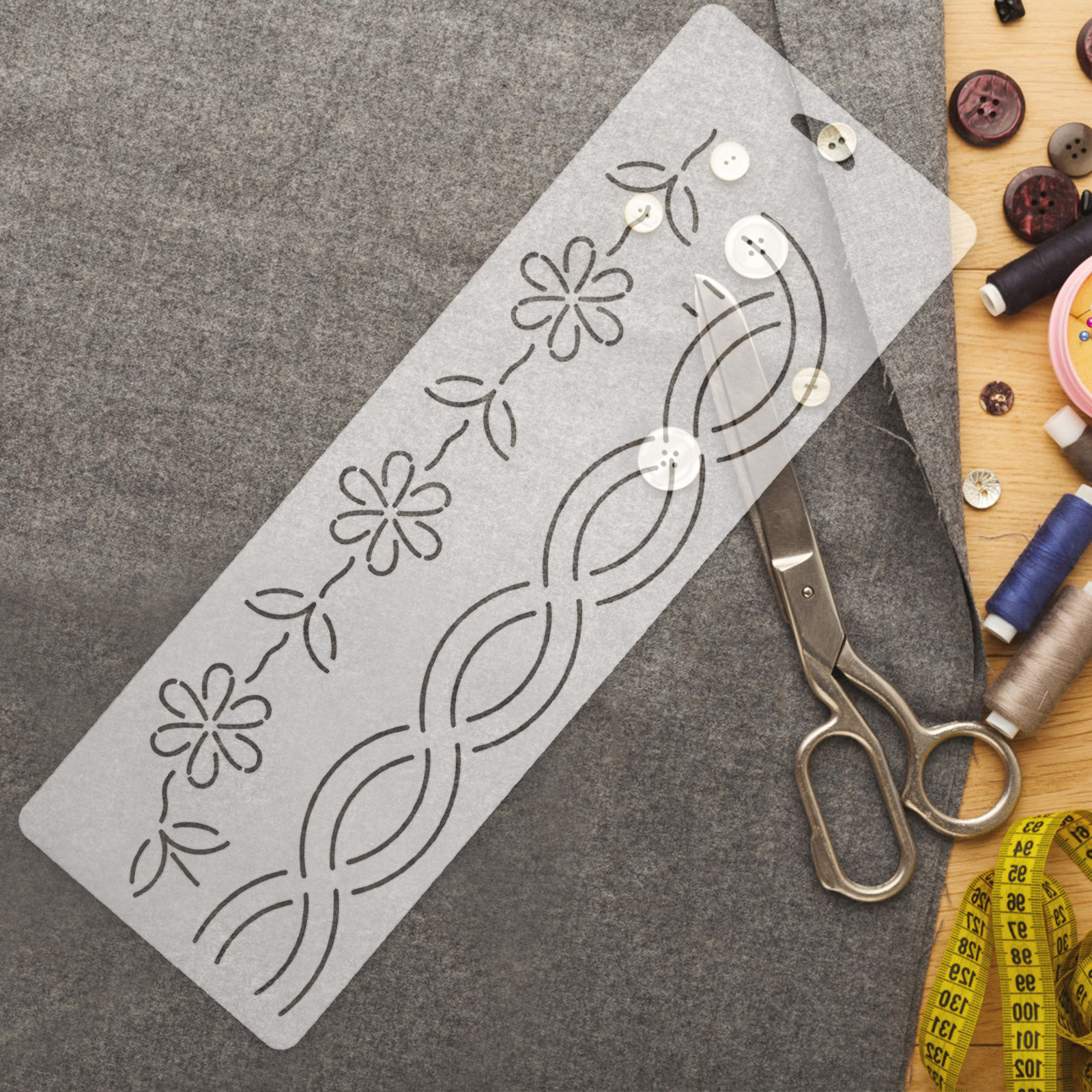 2Pcs Quilting Templates DIY Tr - огляд і ціна Embroidery Tools