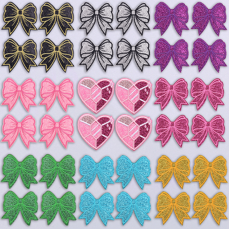 10PCS Sparkling Diamond Bow He - огляд і ціна Embroidery Ideas For Bags