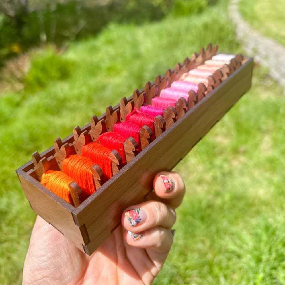 Wooden Bobbin Set with Animal  - огляд і ціна Embroidery Tools