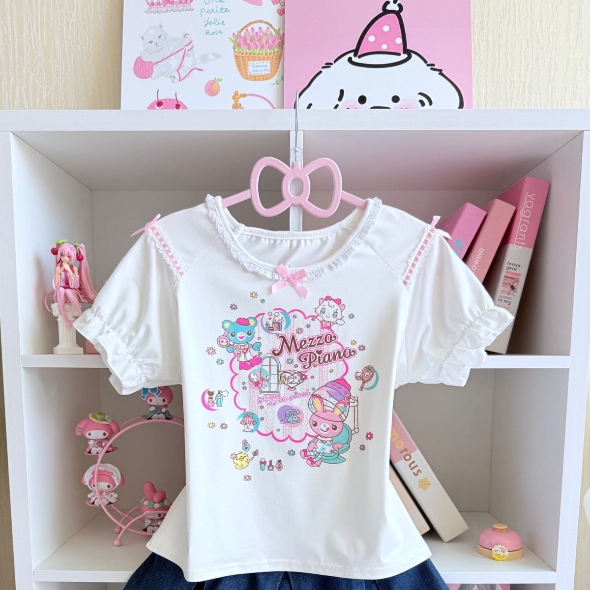 Japanese Sweet Skirt Sets Summ - огляд і ціна Embroidery Blouse