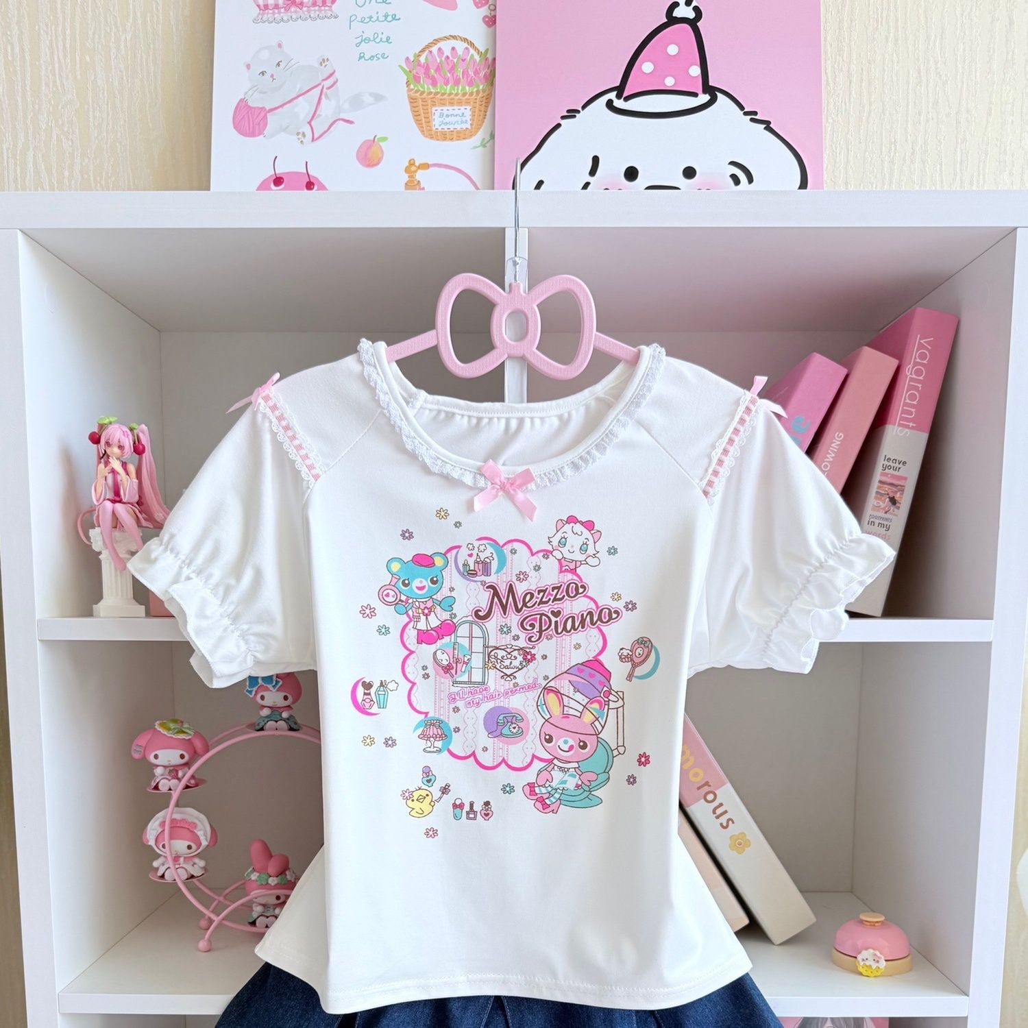 Japanese Sweet Skirt Sets Summ - огляд і ціна Embroidery Blouse