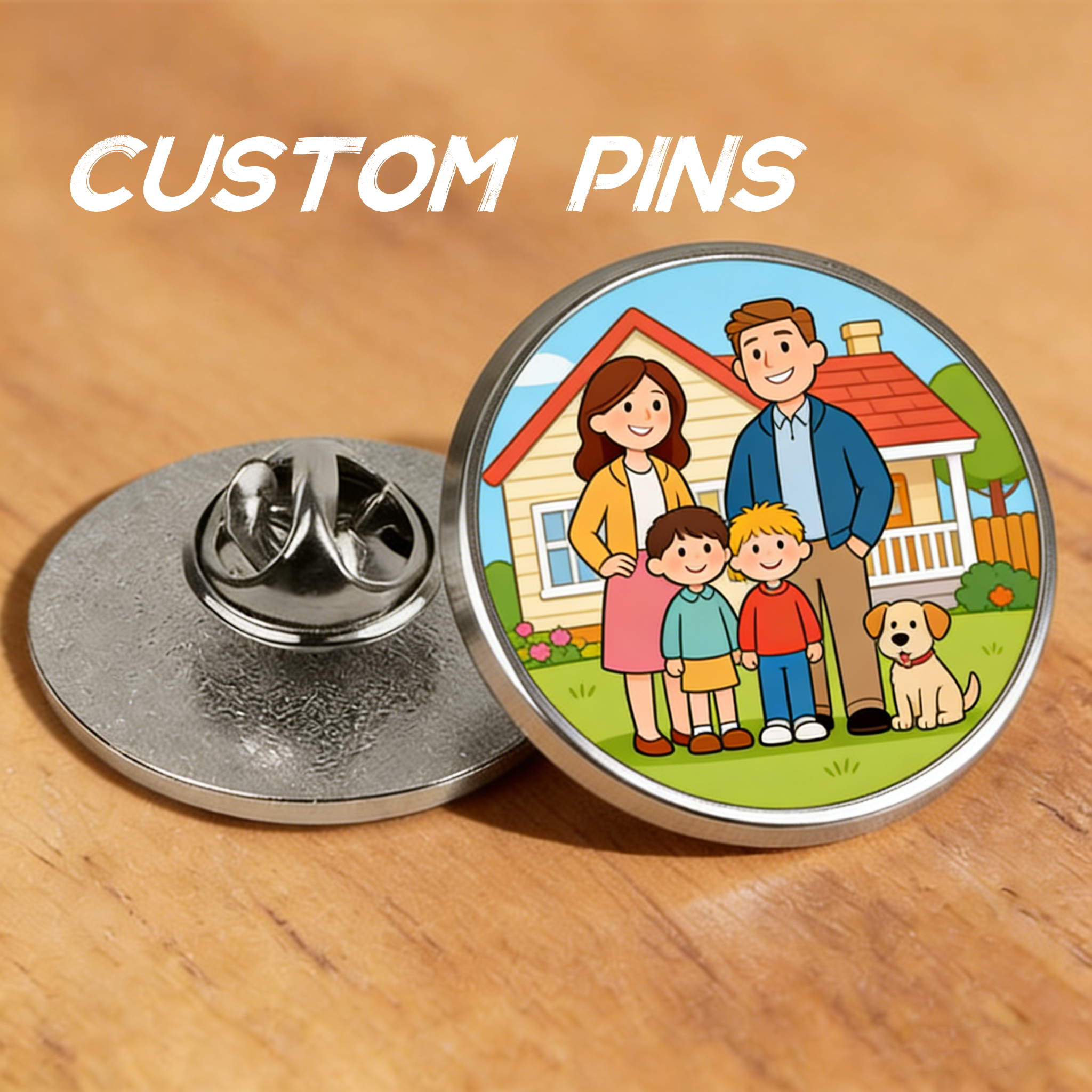 Personalized Pins Custom Logo  - огляд і ціна Embroidery Texture