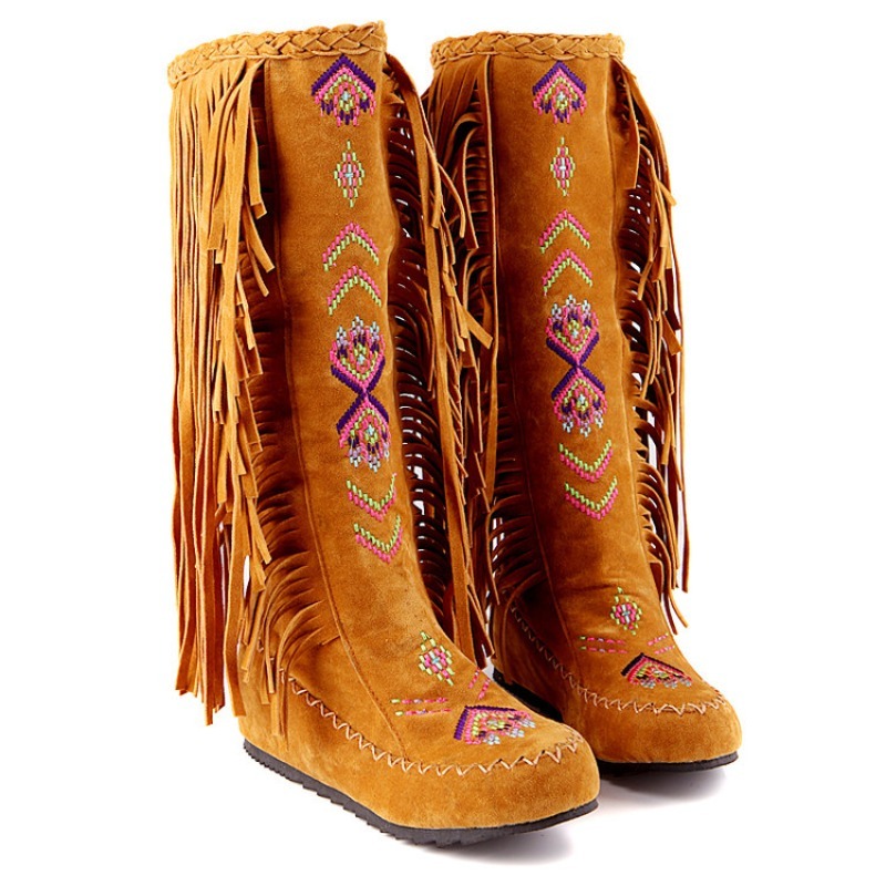 Tassel Boots Handmade Embroide - огляд і ціна Embroidery Design Free