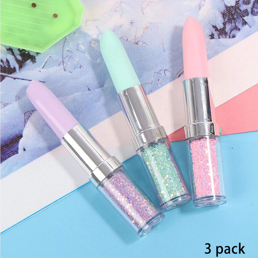 Lipstick Shape Diamond Paintin - огляд і ціна Embroidery Tools
