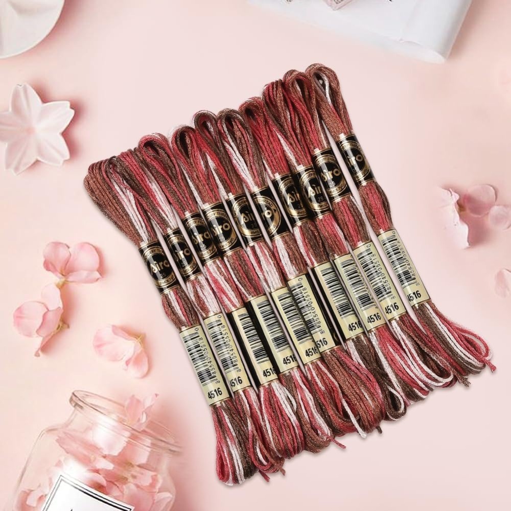 10 Skeins 6 Strands Red Embroi - огляд і ціна Embroidery Bracelet