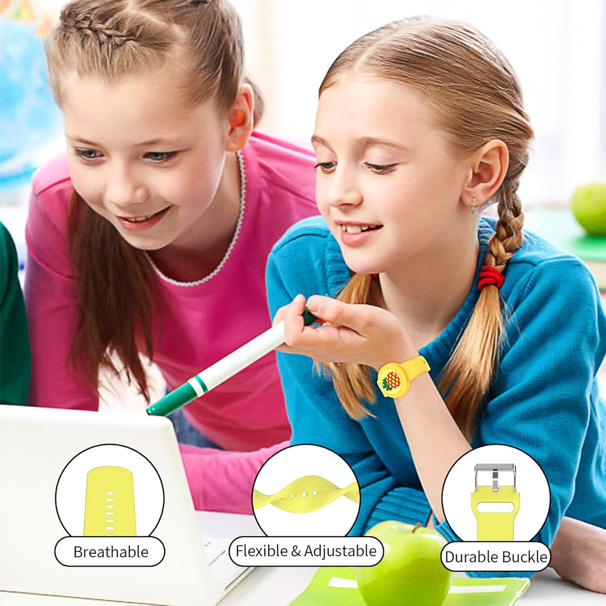AirTag Bracelet for Kids Holde - огляд і ціна Embroidery Bracelet