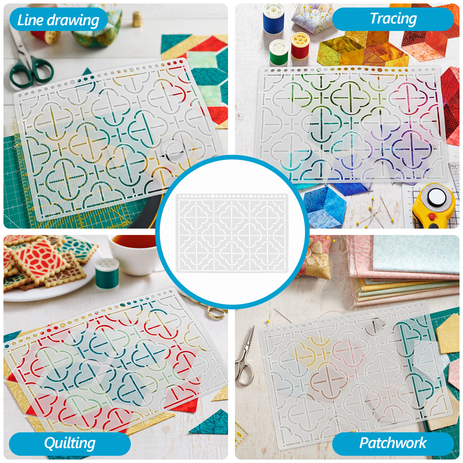 Professional Quilting Template - огляд і ціна Embroidery Tools