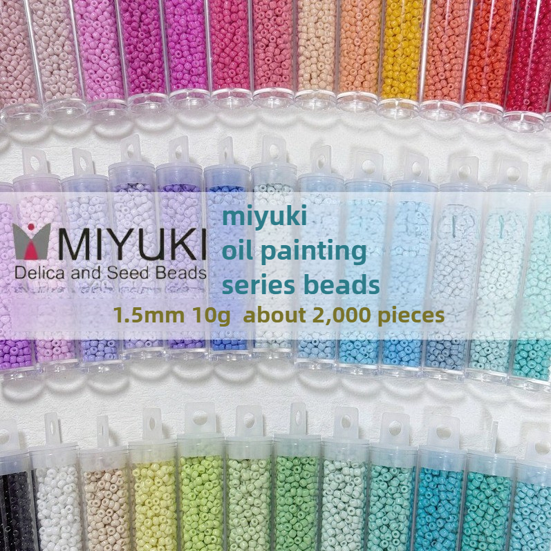 MIYUKI RR15 1.5mm Oil Painting - огляд і ціна Embroidery Bracelet