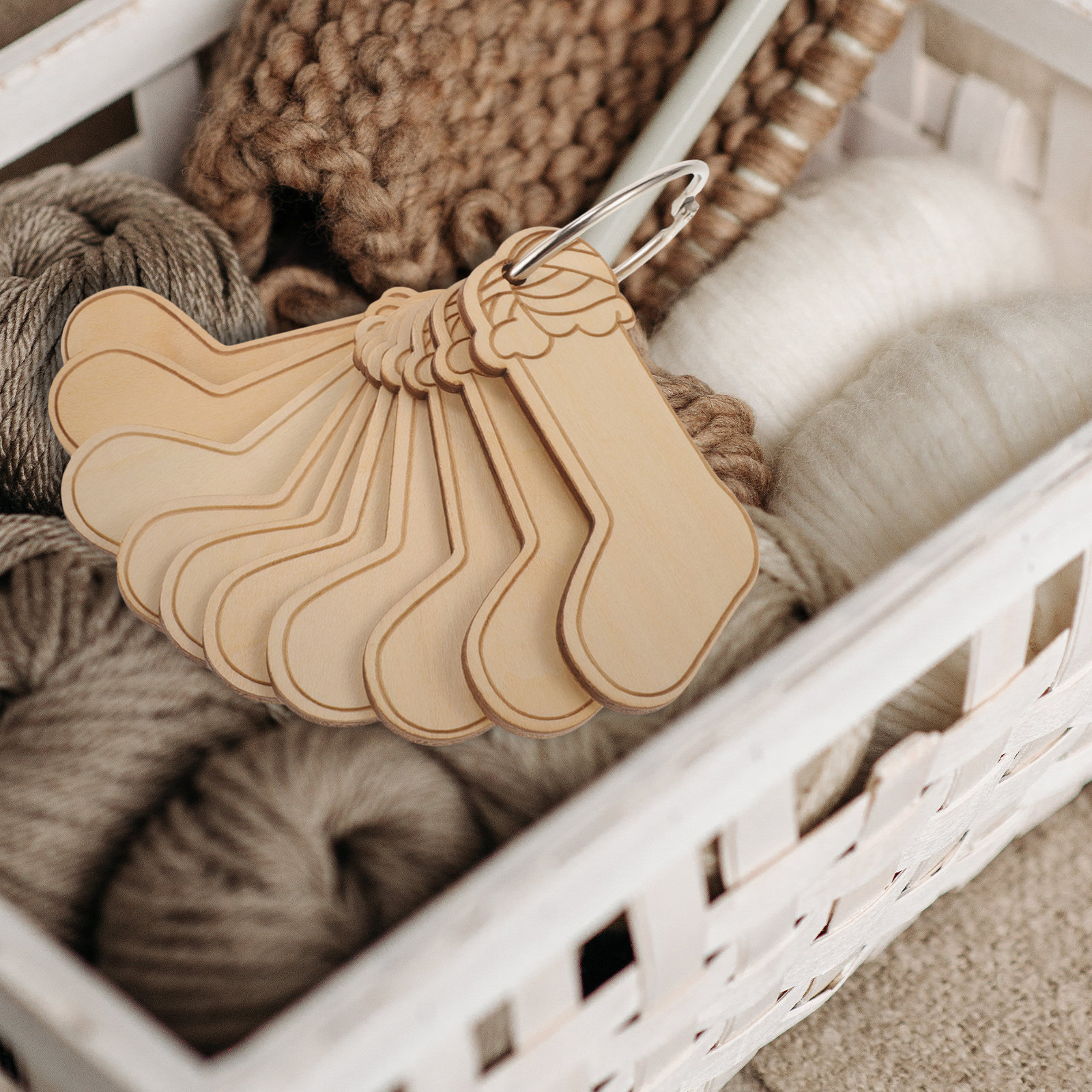 1Set Large Yarn Bobbins Knitti - огляд і ціна Embroidery Tools