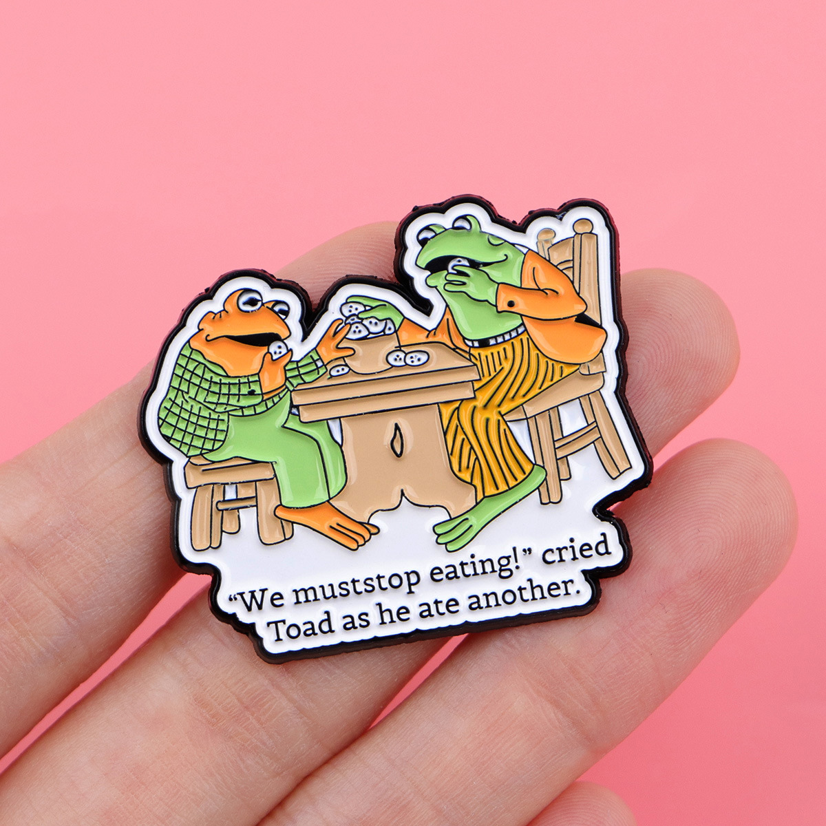 Cartoon Frog Brooch Pin Badge  - огляд і ціна Embroidery Wallpaper