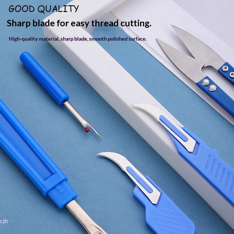 5Pcs Blue Sewing Ripper Kit wi - огляд і ціна Embroidery Yarn