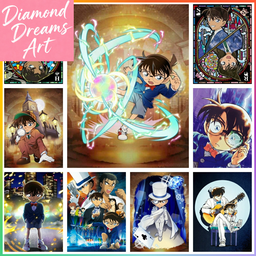Frameless,Detective Conan Anim - огляд і ціна Embroidery Ideas