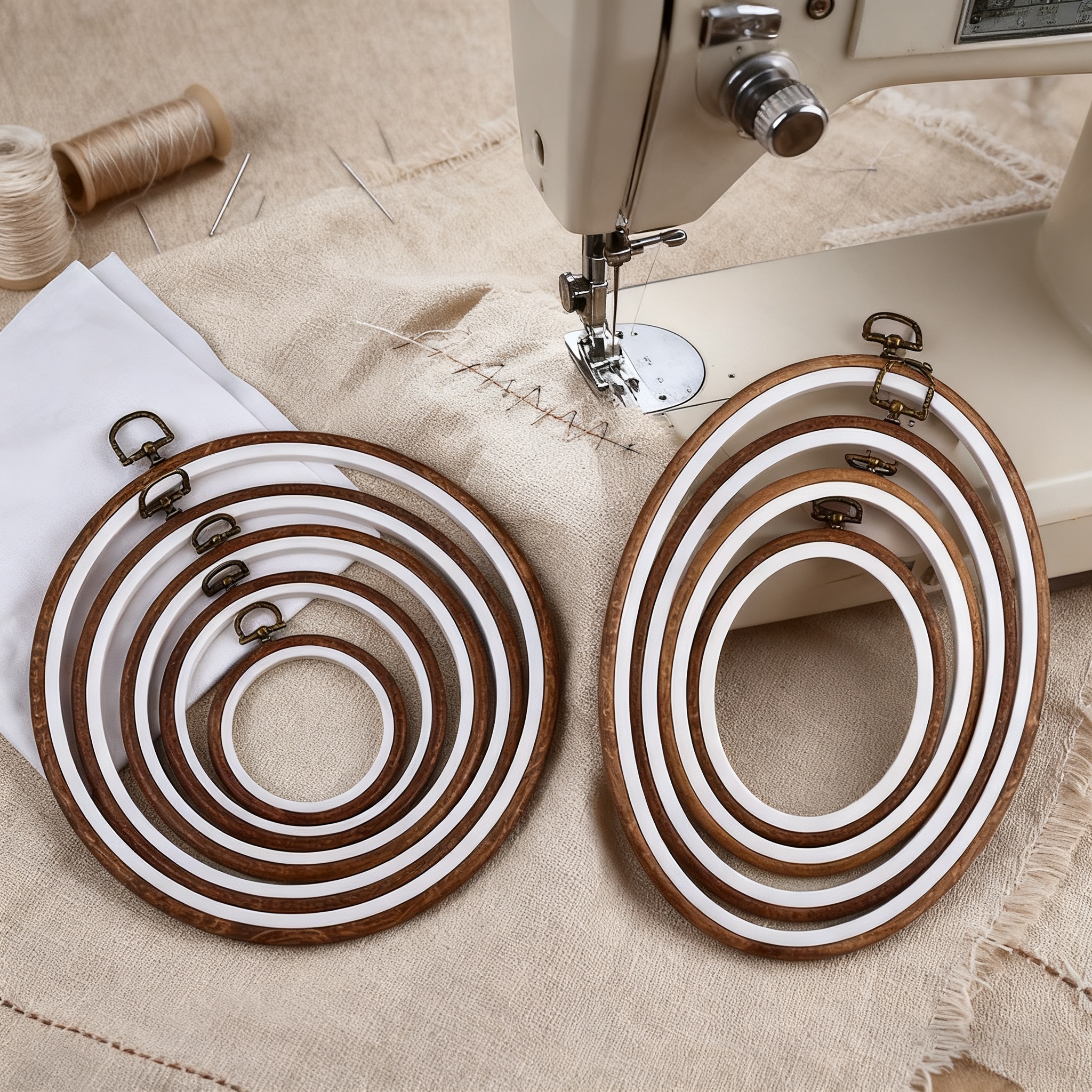 10PCS Sewing Tool Round Oval I - огляд і ціна Embroidery Ring