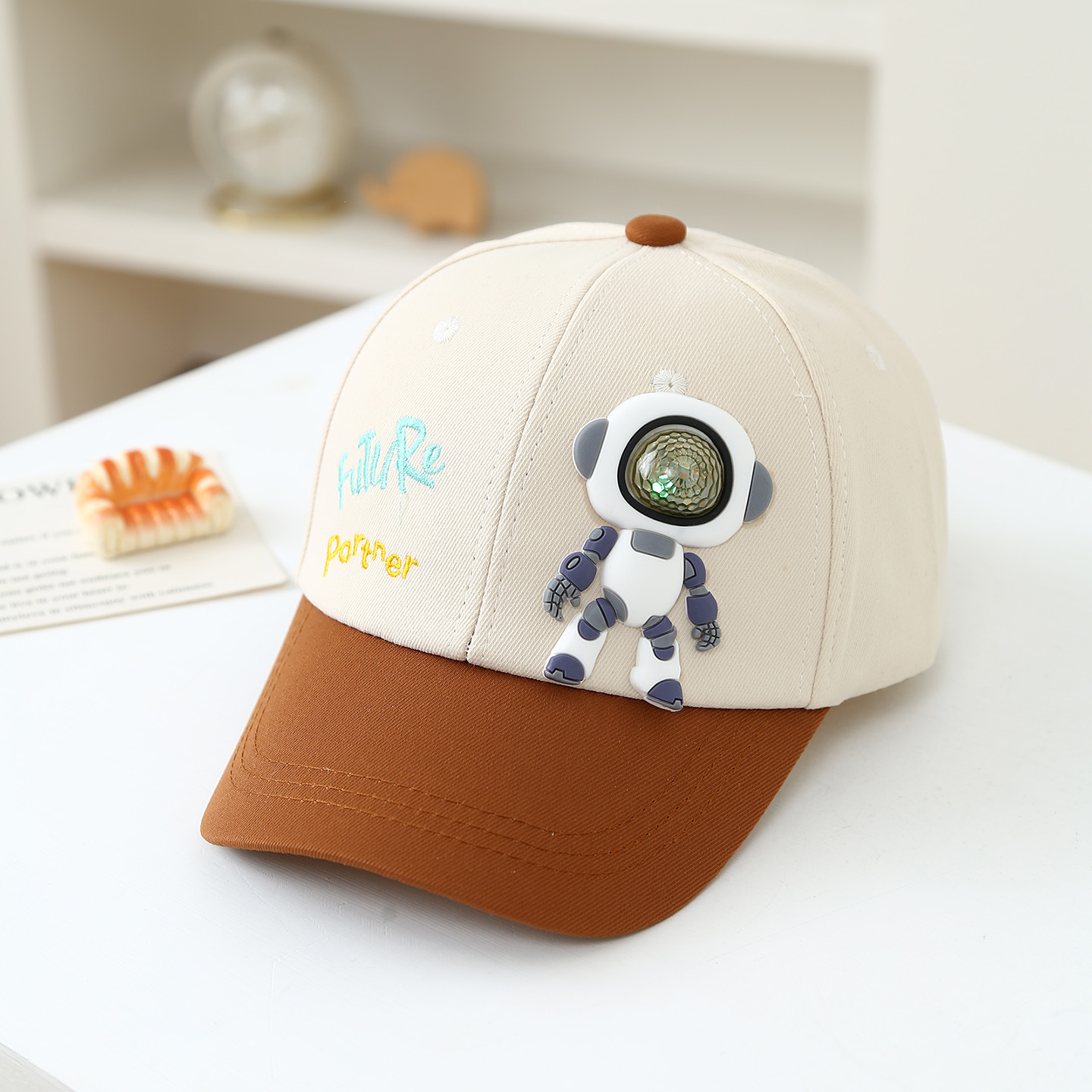 Children's soft rubber robot d - огляд і ціна Embroidery Cap