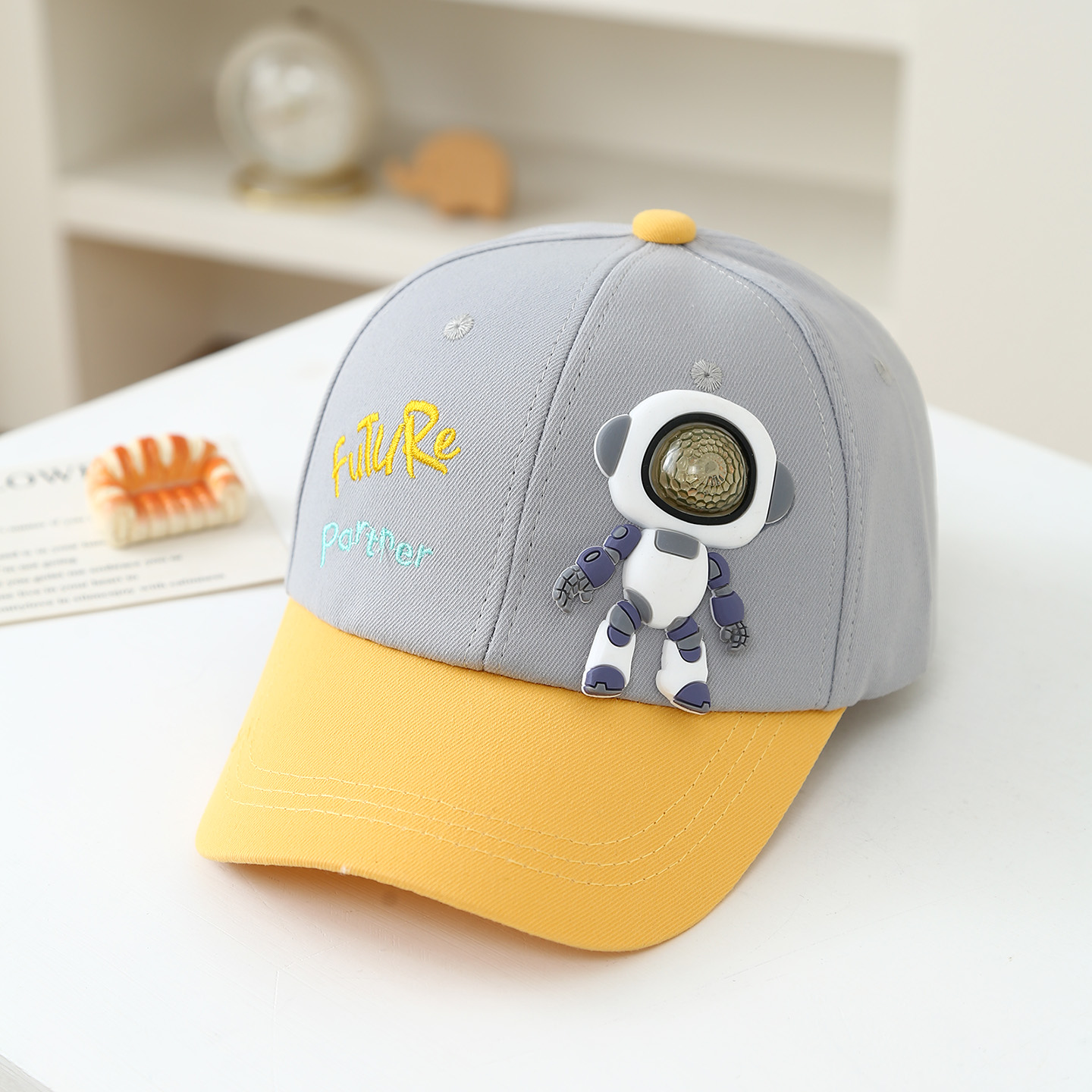 Children's soft rubber robot d - огляд і ціна Embroidery Cap
