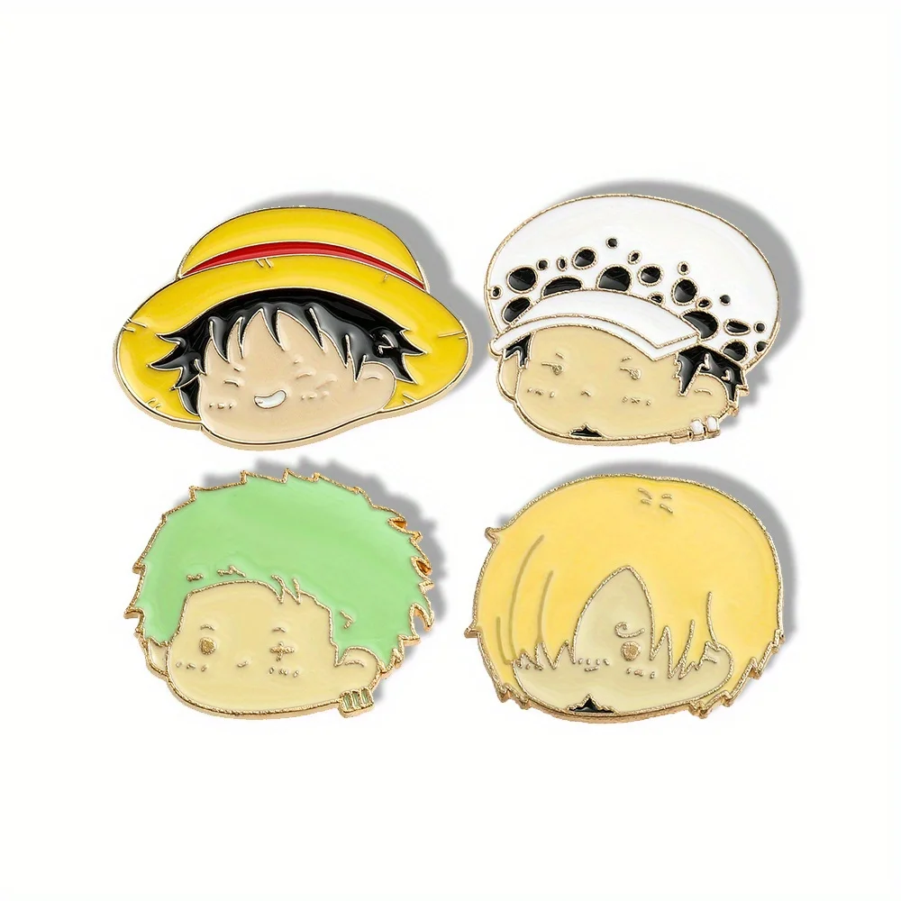 4 Pcs Anime Character Brooch S - огляд і ціна Embroidery Wallpaper