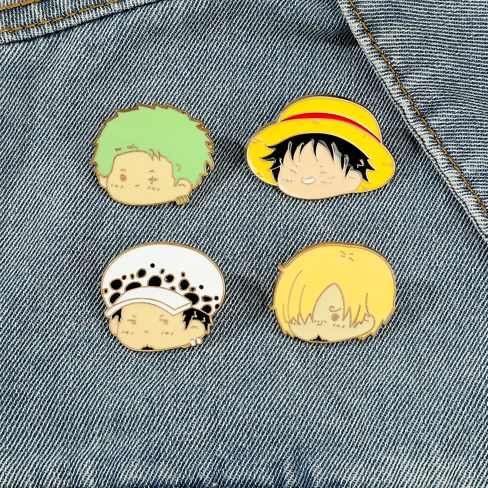 4 Pcs Anime Character Brooch S - огляд і ціна Embroidery Wallpaper