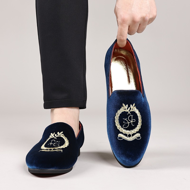 Luxury Designer Loafers Suede  - огляд і ціна Embroidery On Leather