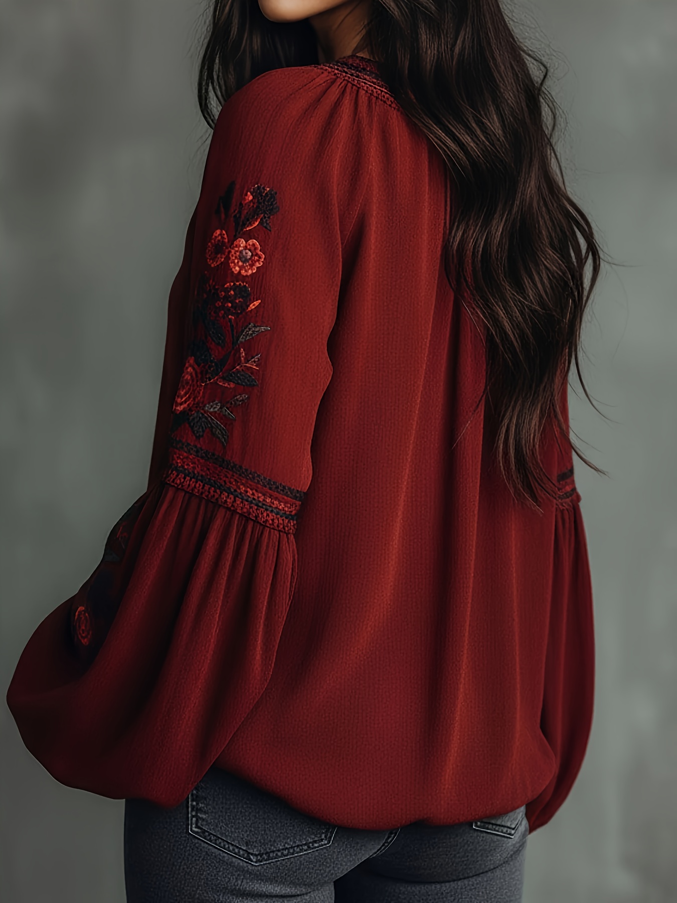 Women‘s Spring Blouse Retro Em - огляд і ціна Embroidery Blouse