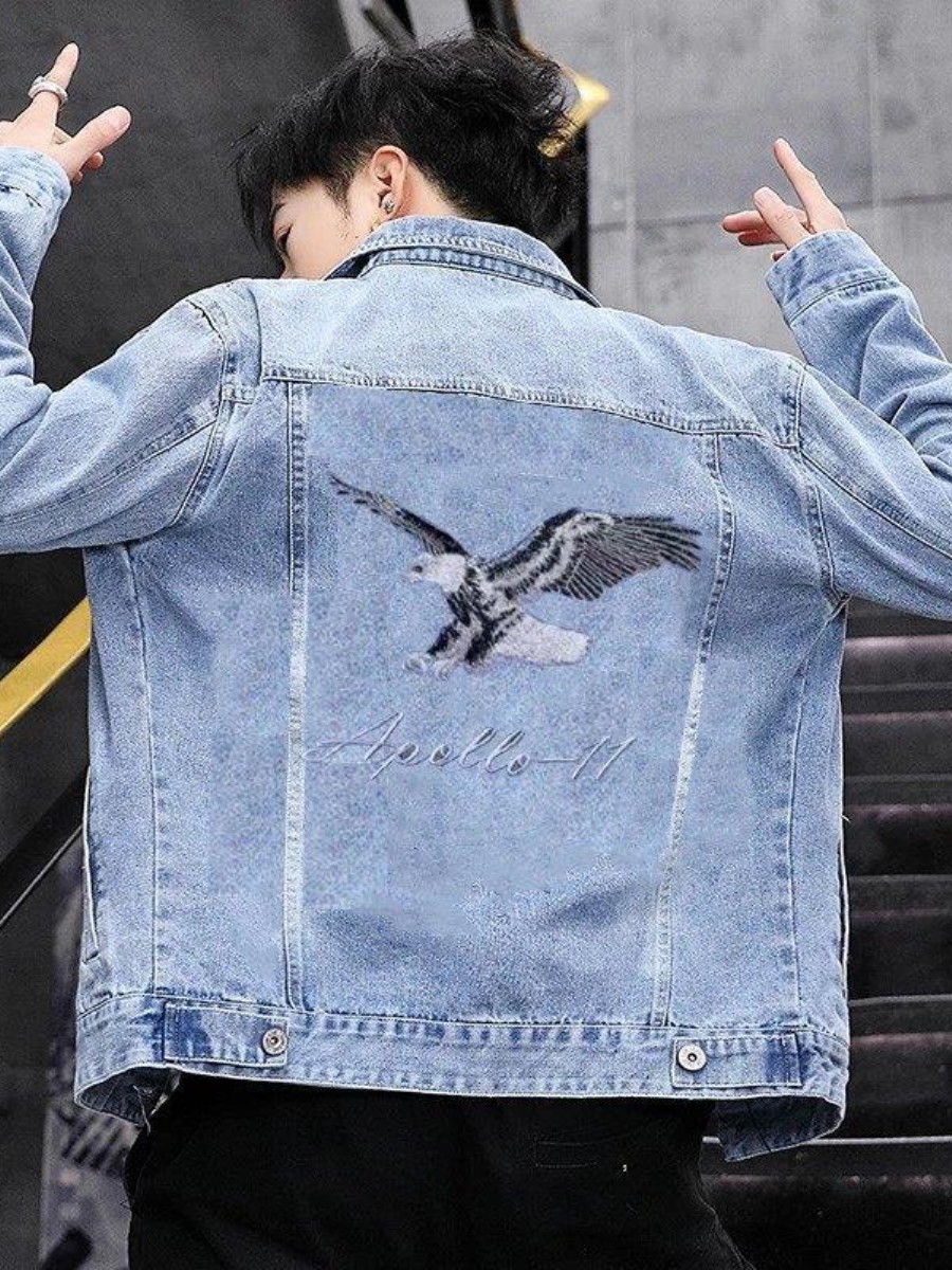 New 2026 Men's Denim Jacket Sp - огляд і ціна Embroidery Vest