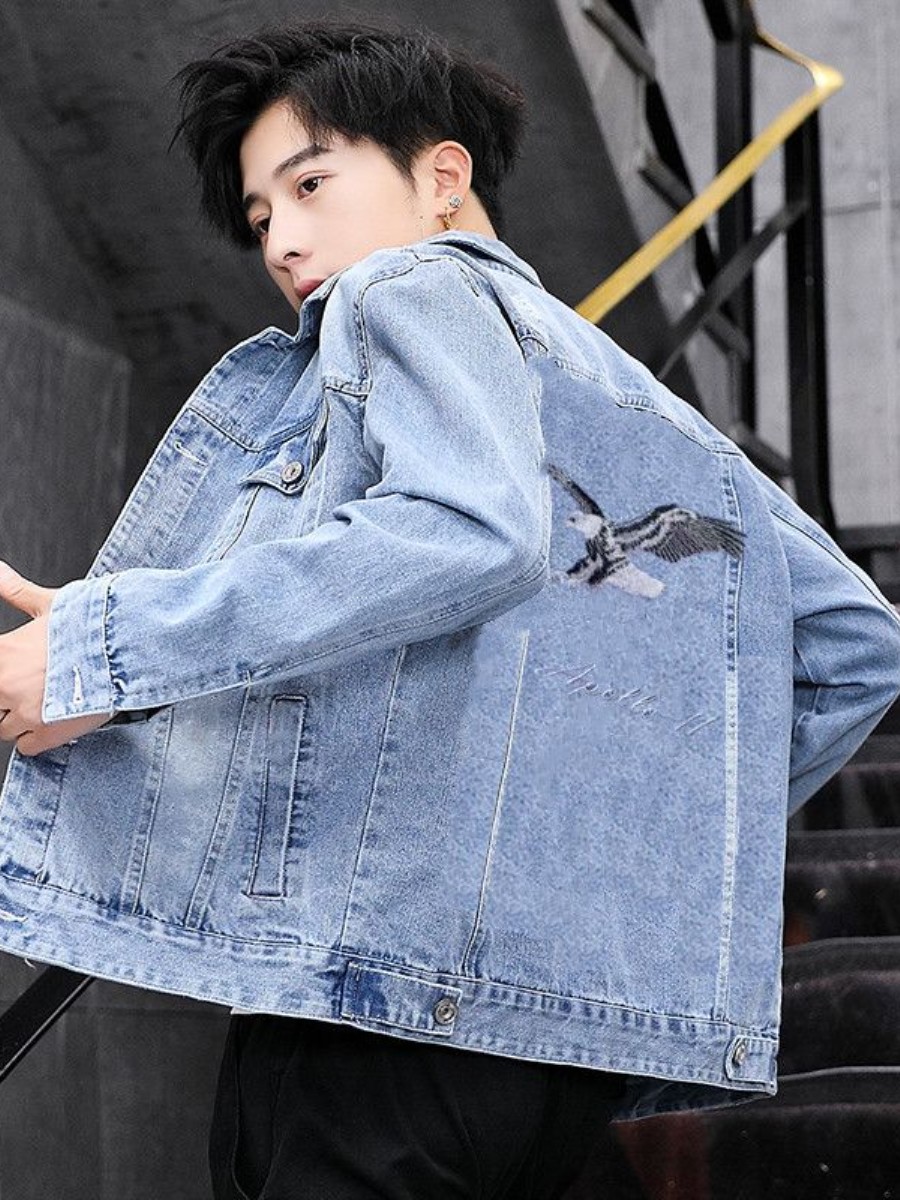 New 2026 Men's Denim Jacket Sp - огляд і ціна Embroidery Vest