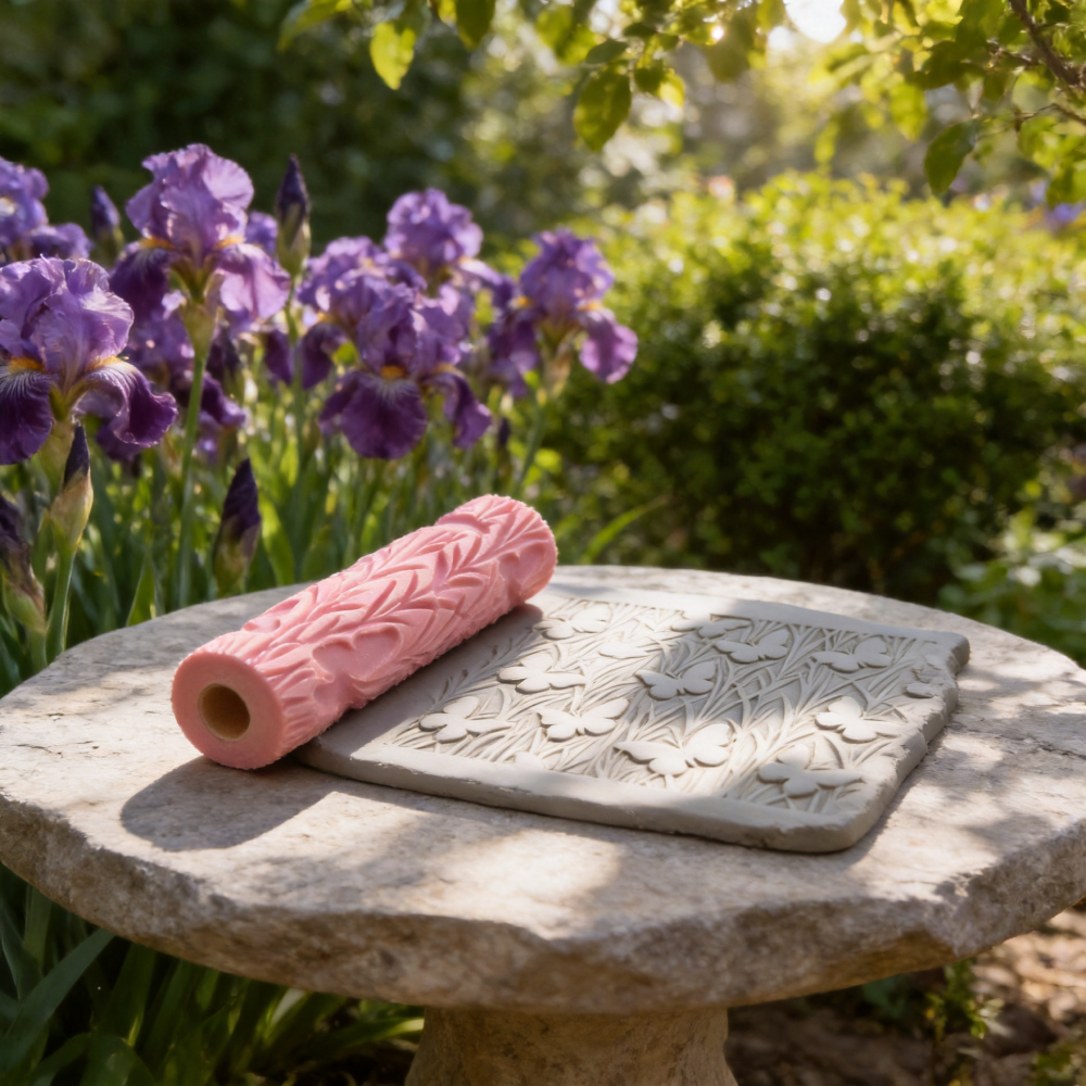 DIY Pottery Craft Rolling Pin  - огляд і ціна Embroidery Texture