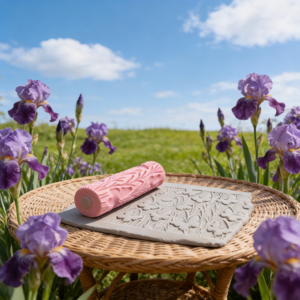 DIY Pottery Craft Rolling Pin  - огляд і ціна Embroidery Texture