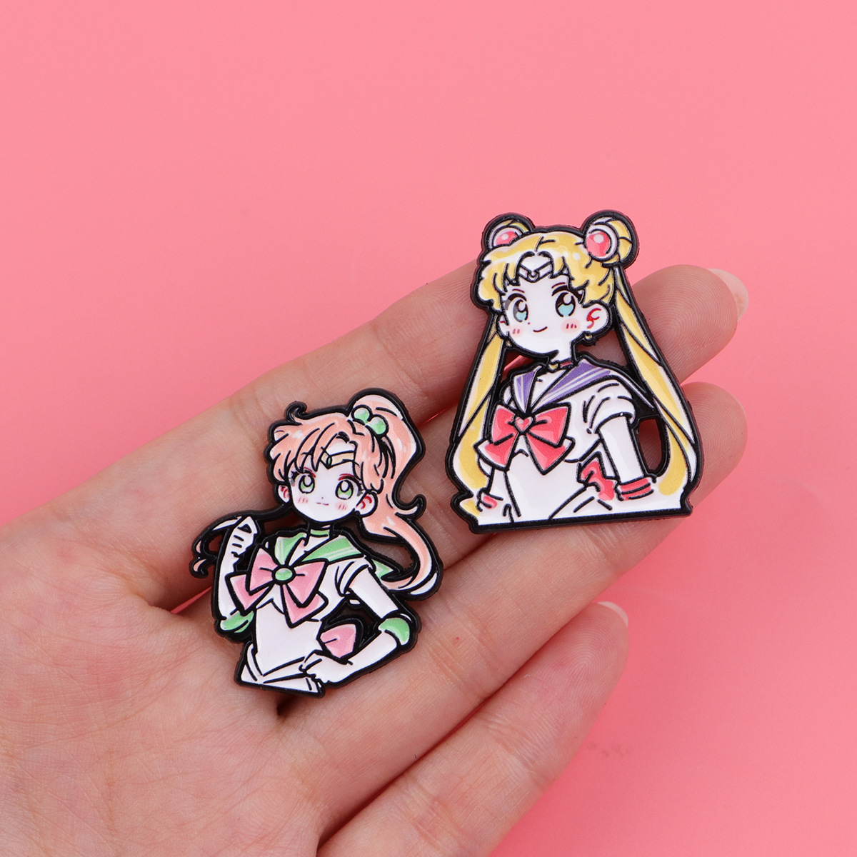 Enamel Pin Cute Girls Animal B - огляд і ціна Embroidery Wallpaper