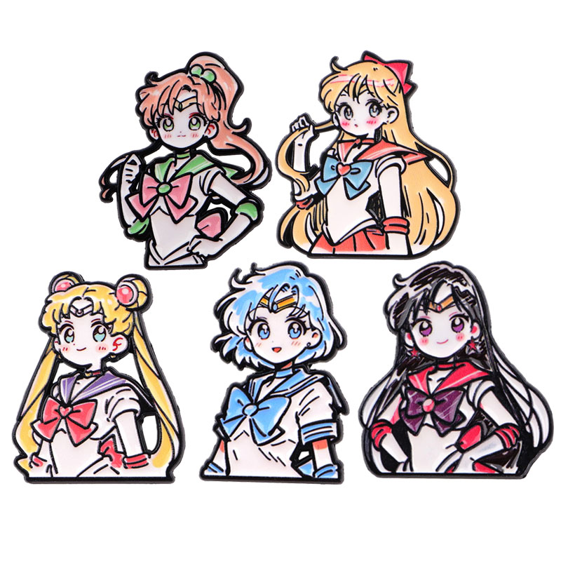 Enamel Pin Cute Girls Animal B - огляд і ціна Embroidery Wallpaper