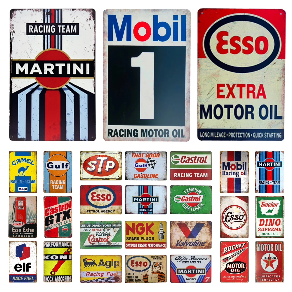Vintage-Style Motor Oil Gas Si - огляд і ціна Embroidery Charm