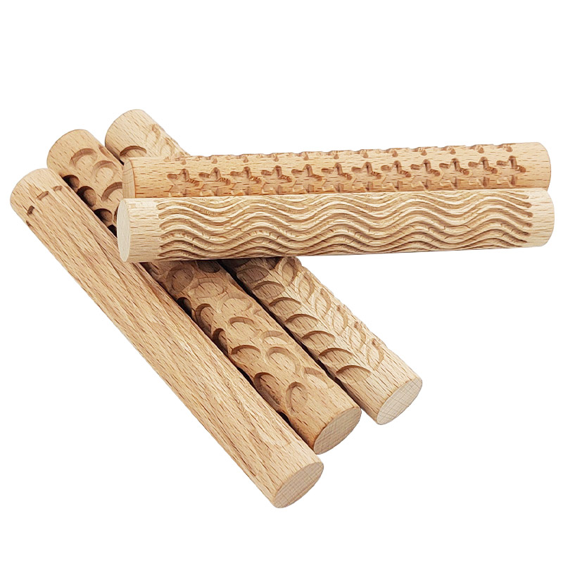 Wooden Texture Rolling Pin Cer - огляд і ціна Embroidery Texture
