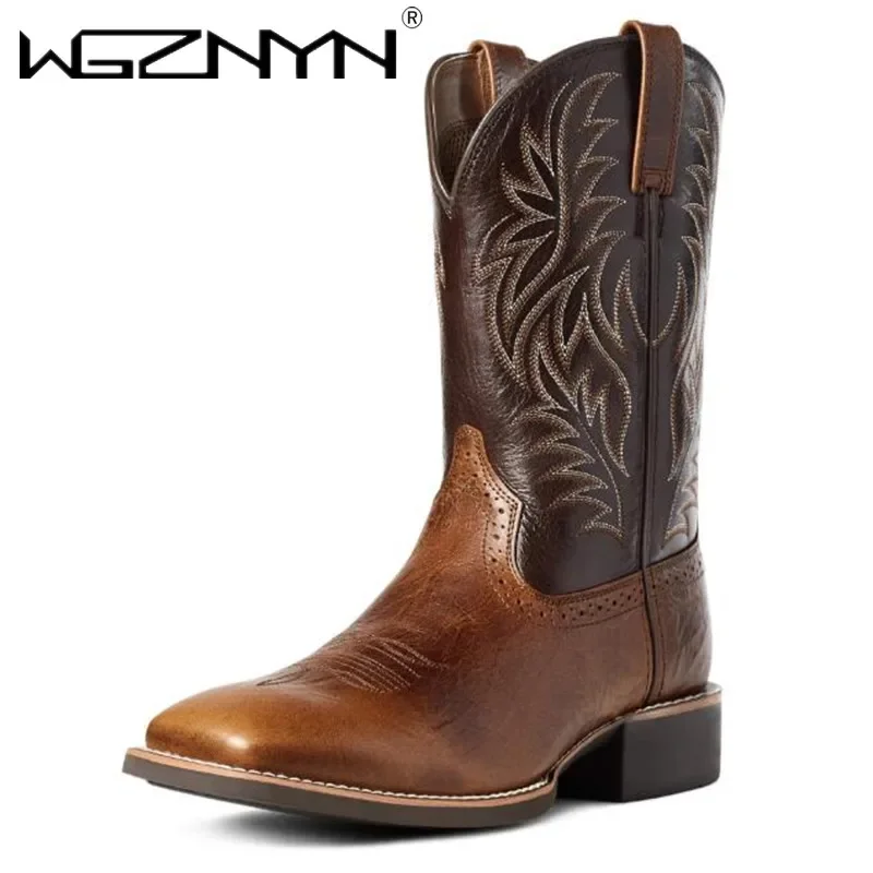 Men High Boots Embroidery Retr - огляд і ціна Embroidery Design Free
