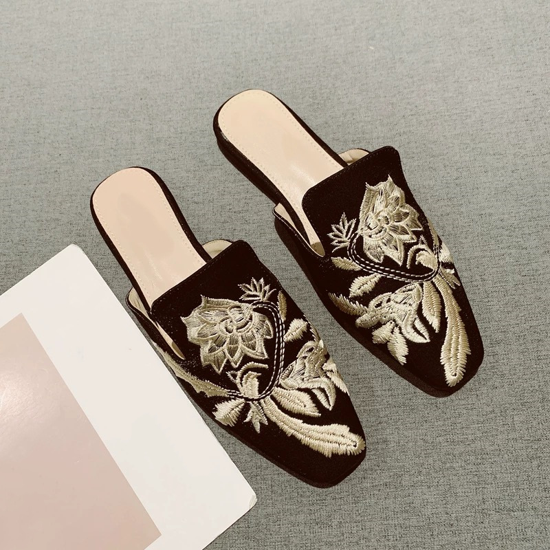 2026 New Womens Shoe Retro Emb - огляд і ціна Embroidery Design Free