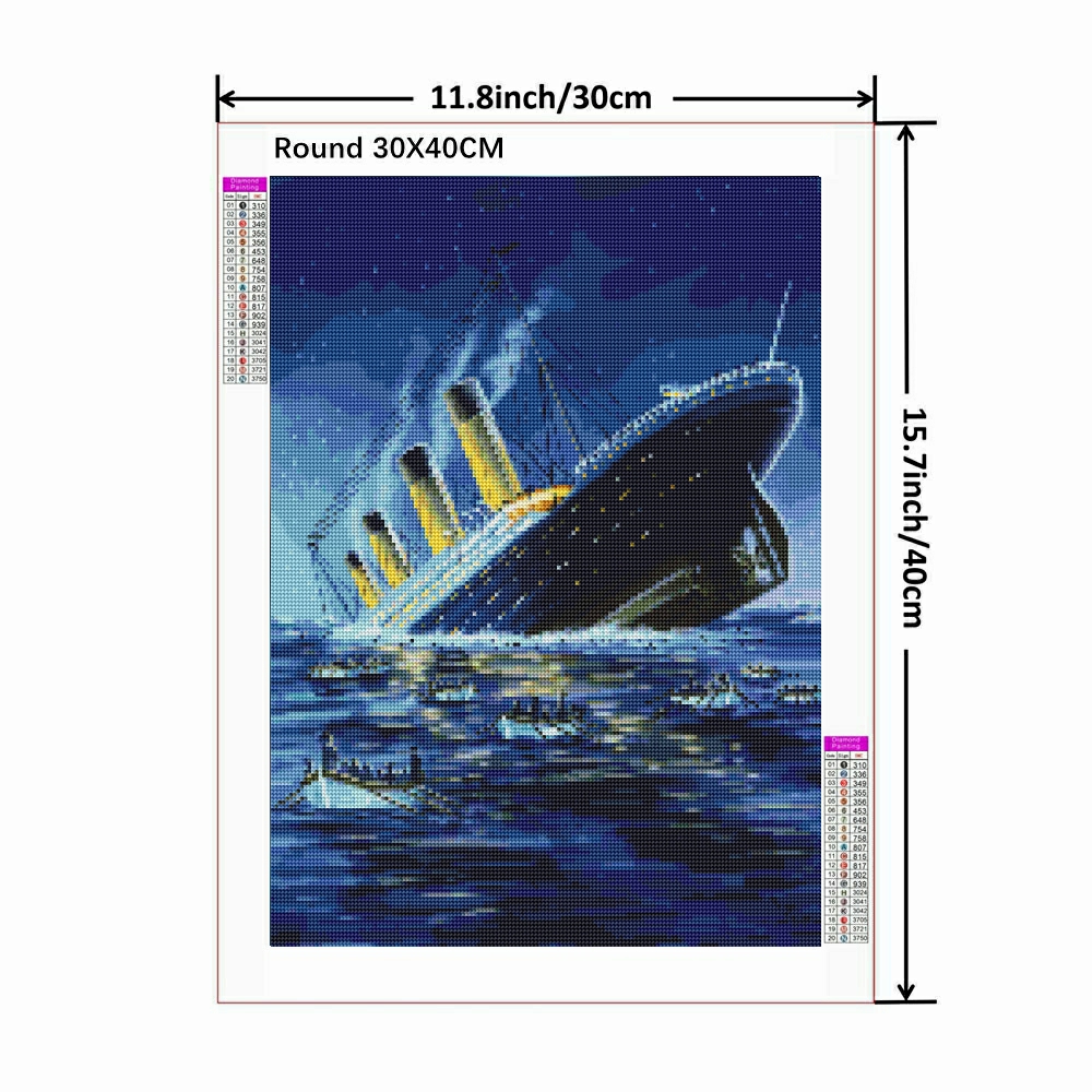 The Titanic Diamond Painting F - огляд і ціна Embroidery Room