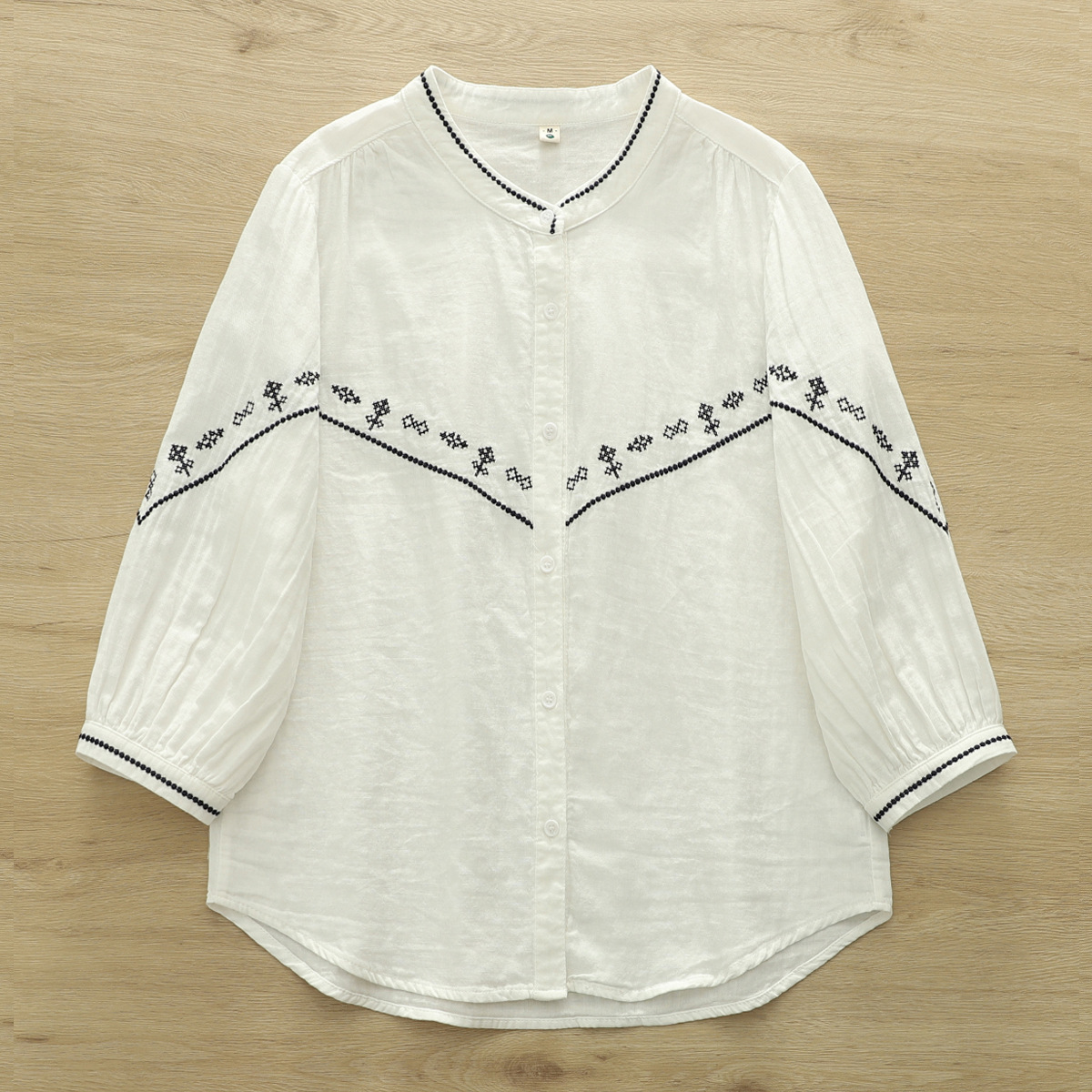 New 2026 Summer Women Cotton Y - огляд і ціна Embroidery Blouse
