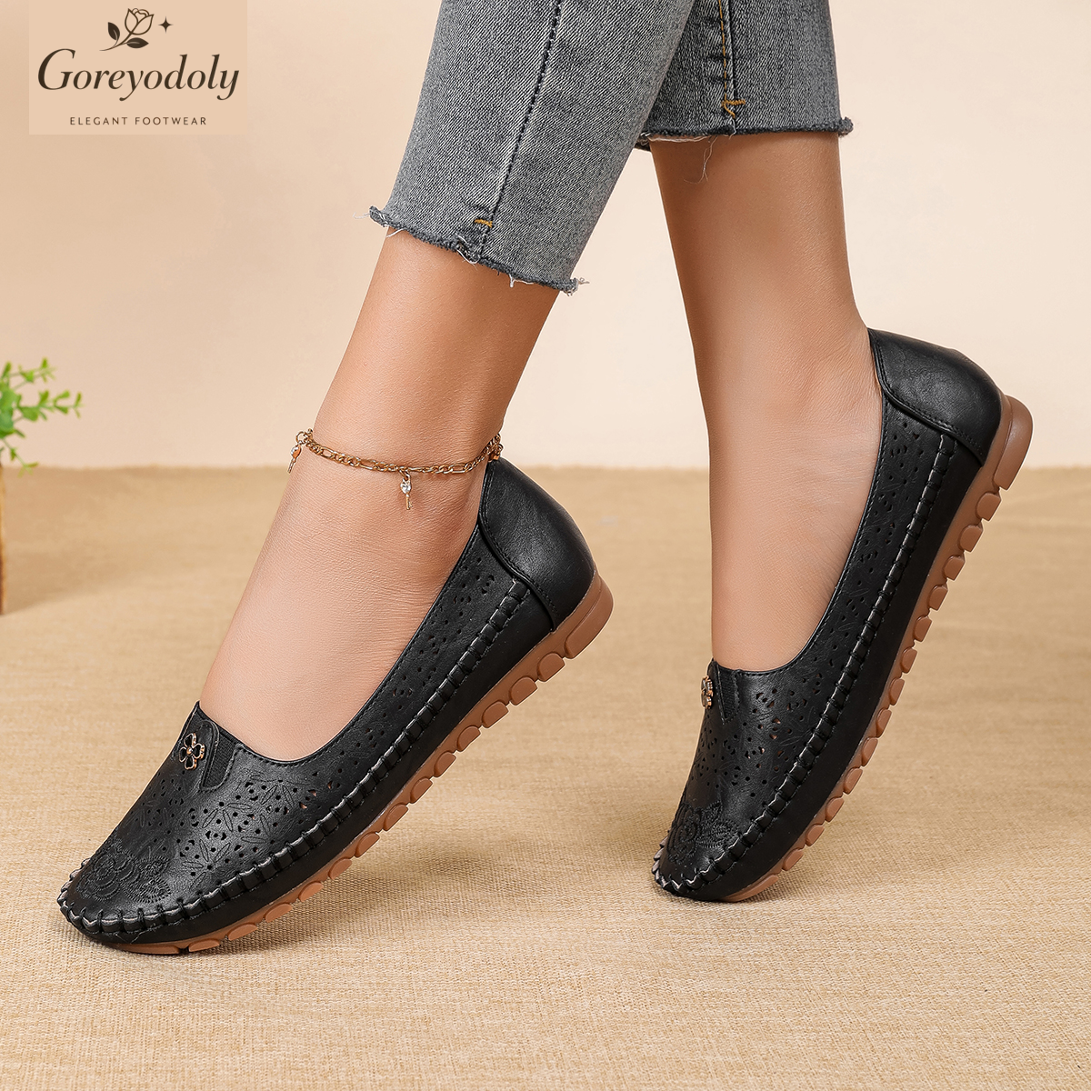 Goreyodoly women loafers flora - огляд і ціна Embroidery On Leather