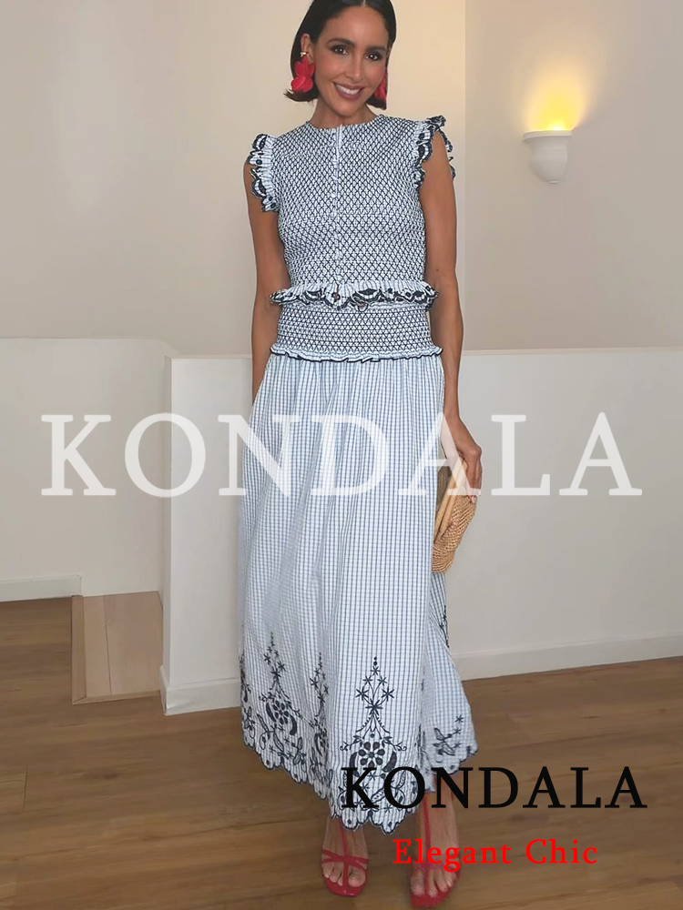 KONDALA Women Trendy Elegant E - огляд і ціна Embroidery Vest